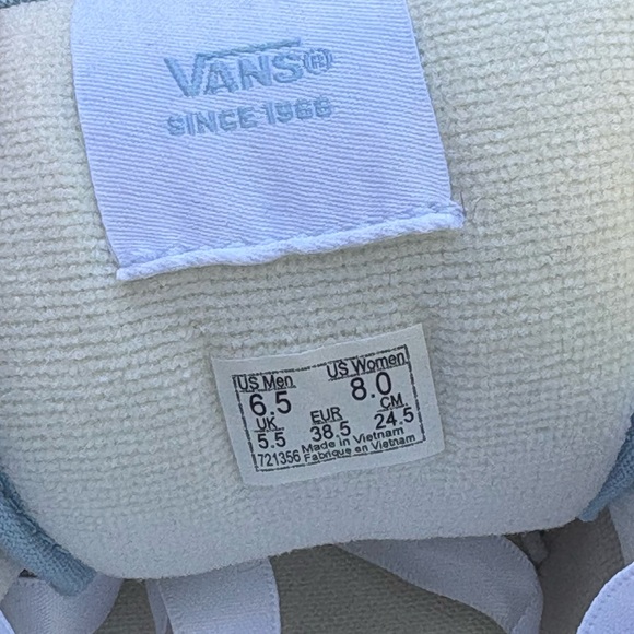 Vans Stacked Knu Skool blue and white suede Sneakers - Picture 8 of 8